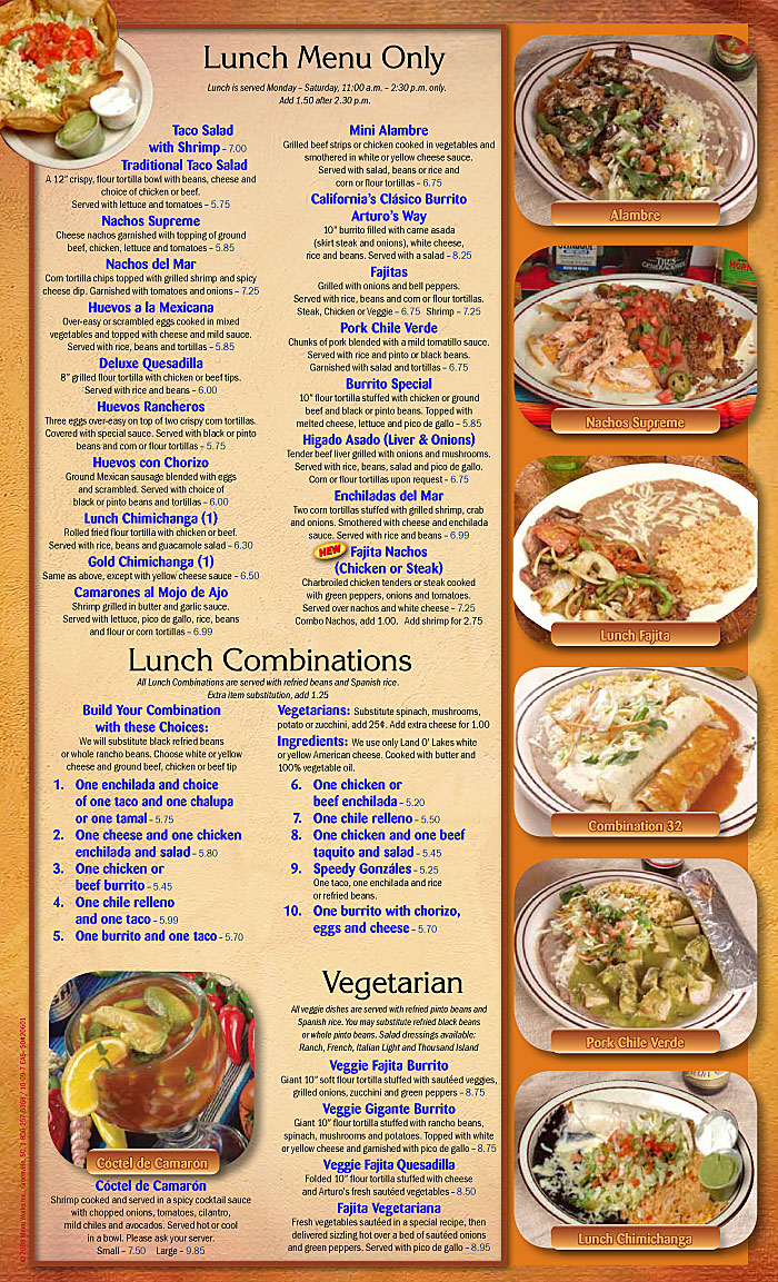 New Bern NC Authentic Mexican Cooking Arturo s Mexican Restaurant New Bern NC Authentic Mexican Cooking Arturo s Mexican Restaurant